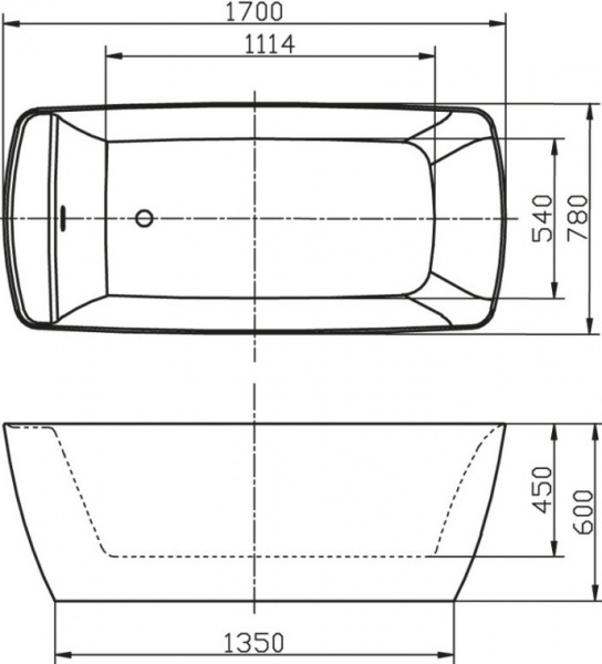 ��������� ����� BelBagno BB304 170x80