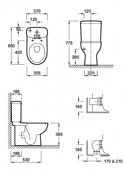 ����� ��� ������� Jacob Delafon Panache