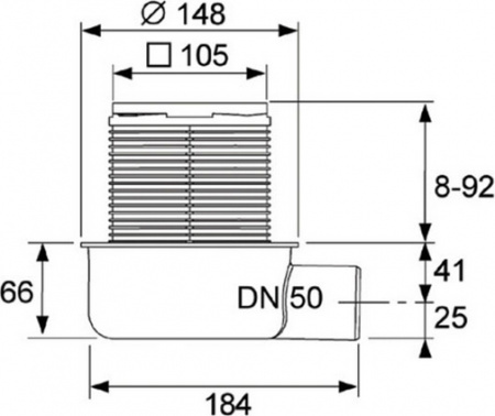   TECE TECEdrainpoint S 50