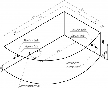 ��������� ����� Radomir Vannesa Massage ����� 2-77-2-1-0-218 170�120, � �������������, �������� � �������, �����, L