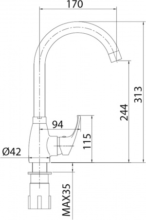 ��������� Milardo Meal M07SB0JM05 ��� �������� �����