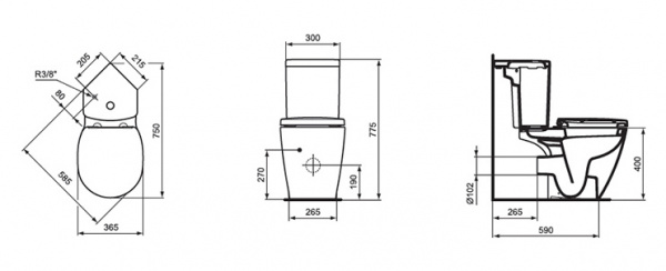 ������-������� Ideal Standard Connect ARC E803601 �������