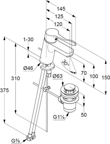 ��������� Kludi Pure&Easy Care 372840565 ��� ��������