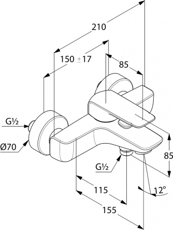 ��������� Kludi Ameo 414450575 ��� ����� � �����