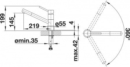 ��������� Blanco Kano 525031 ��� �������� �����