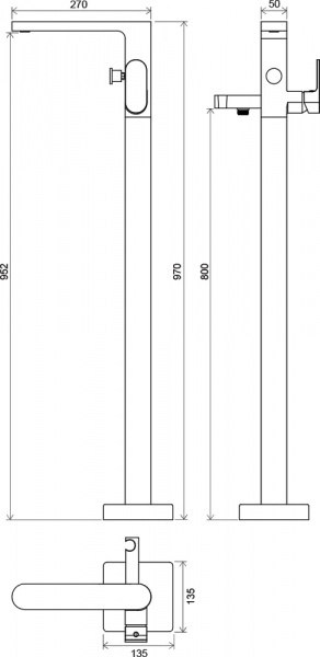 ��������� Ravak Chrome CR 080.00 � ���������� ������, ���������