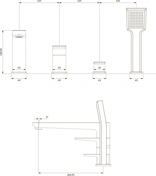 ��������� Omnires Parma PM7432BL �� ���� �����, ������