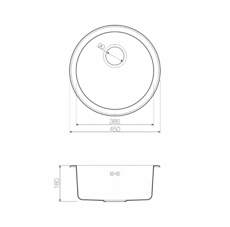 ����� �������� Omoikiri Toya 45-IN ����������� �����