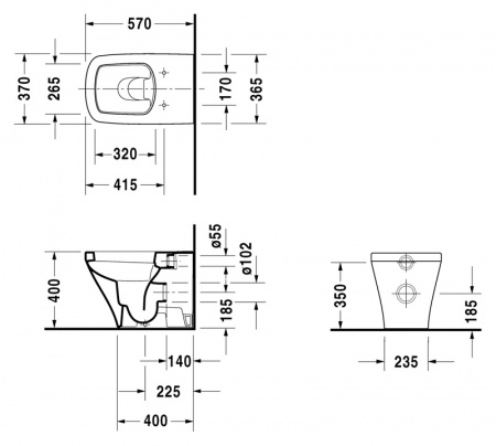 ������ ���������� Duravit DuraStyle 2150090001 WonderGliss