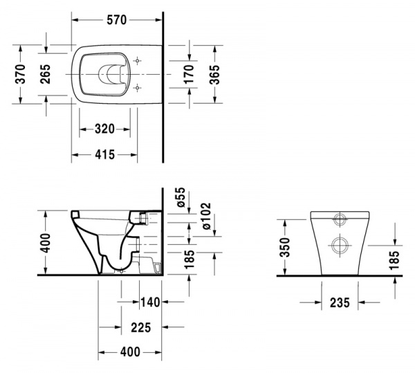 ������ ���������� Duravit DuraStyle 2150090001 WonderGliss