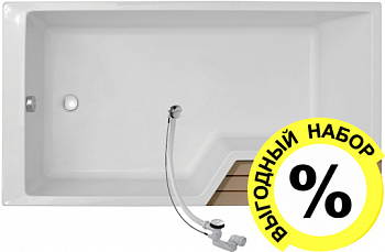 ��������� ����� Jacob Delafon Bain-Douche Neo 160x90 L + ����-�������