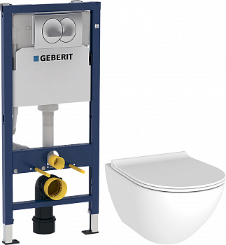 �������� ������ ��������� STWORKI Merlingen HWH55 ������������ + ����������� Geberit Duofix � ������� �����