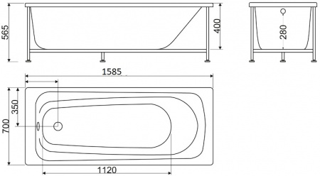 ��������� ����� BelBagno BB102 160x70