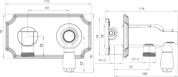   Elghansa Concealed 12C0884 (Set-59)  ,   