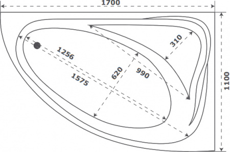 ��������� ����� Bas ����� 170x110 R