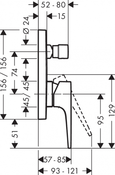 ��������� Hansgrohe Metropol 32545000 ��� ����� � �����