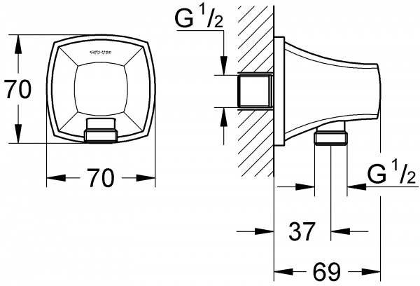 ��������� ����������� Grohe Grandera 27970DL0