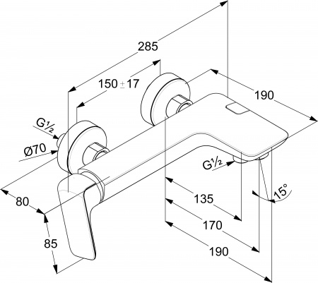 ��������� Kludi Ameo 416710575 ��� ����� � �����