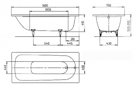 �������� ����� Kaldewei Advantage Saniform Plus 372-1