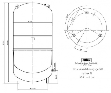 Reflex N 600, �����, ���������� �������������� ���, ����������� 6 ���, ���. 8218400