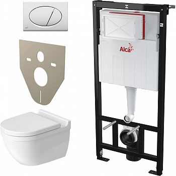 �������� ������ ��������� Duravit Starck 3 45270900A1 �������� + ������� ����������� ��� �������� AlcaPlast Sadromodul AM101/1120-001 � ����� ������� � �������������