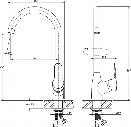 ��������� Rush Crete CR3535-22 ��� �������� �����
