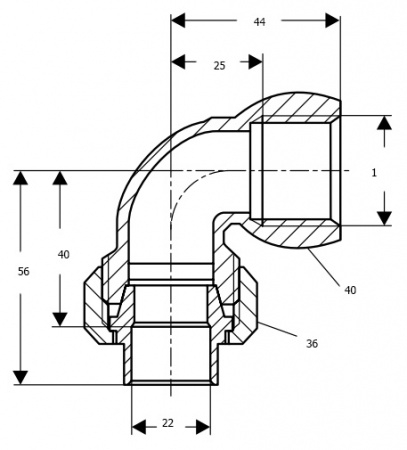 ����� Viega 94096G DN 22x1