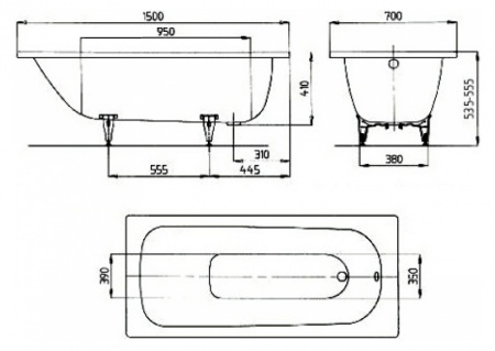 �������� ����� Kaldewei Advantage Saniform Plus 362-1