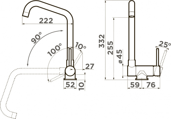 ��������� Omoikiri Mori 4994320 ��� �������� �����