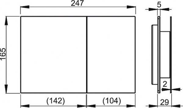 ������ ����� AlcaPlast Flat Air