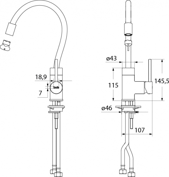 ��������� IDDIS Kitchen 360 K36SBJBi05 ��� �������� �����
