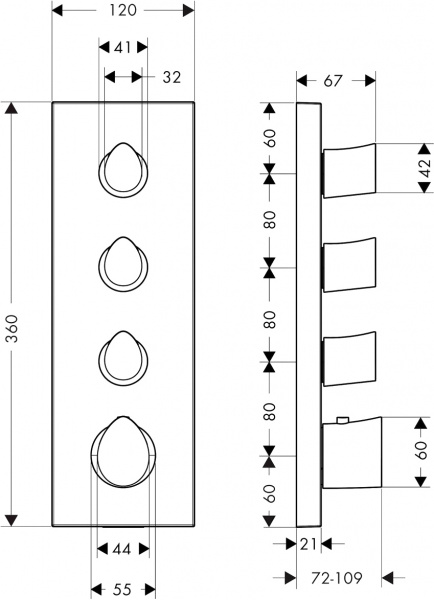 ��������� Axor Starck Organic 12717000 ��� ����