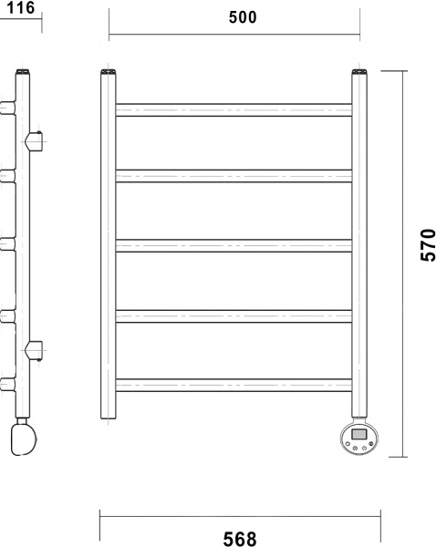 ����������������� ������������� Domoterm ������� �5 50x50, �������� ������, R