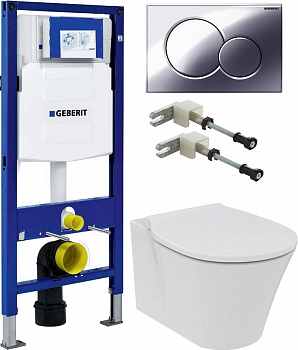 ��������  ������� ����������� ��� �������� Geberit Duofix UP320 111.300.00.5 + ������ ��������� Ideal Standard Connect Air K819501 ������������ + ����