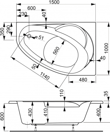 ��������� ����� Vagnerplast Flora 150x100 R ������-�����