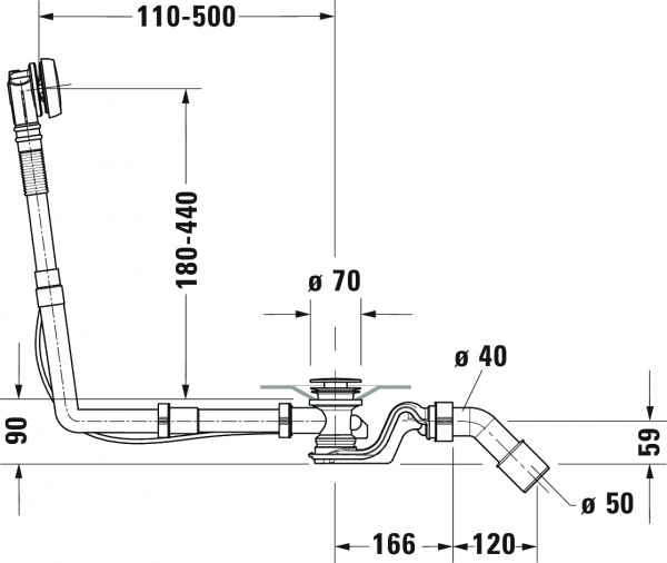 ����-������� Duravit Universal 792202