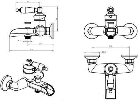 ��������� Boheme Vogue Crystal 213-CRST ��� ����� � �����