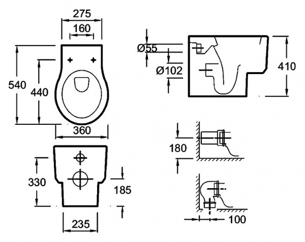 ������ ���������� Jacob Delafon Formilia Viragio E4772
