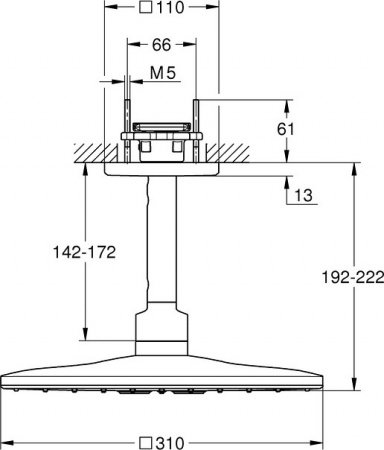 ������� ��� Grohe Rainshower SmartActive Cube 26481000