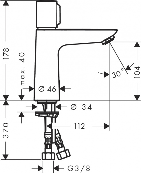 ��������� Hansgrohe Talis Select E 71751000 ��� ��������
