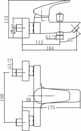 ��������� Aquanet Static AF330-20C ��� ����� � �����