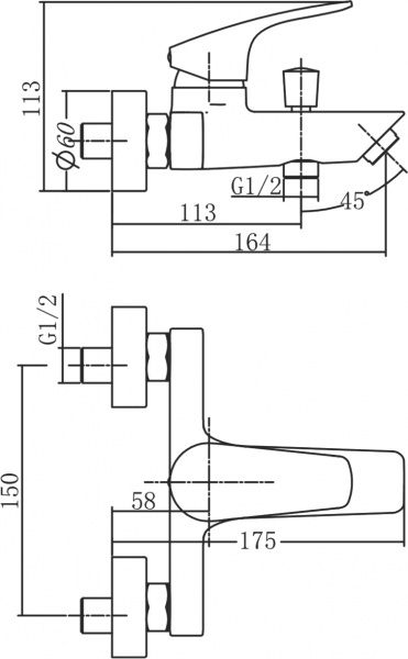 ��������� Aquanet Static AF330-20C ��� ����� � �����