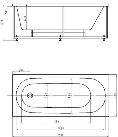 ��������� ����� ������� ������ OBR160-0000039 160x70