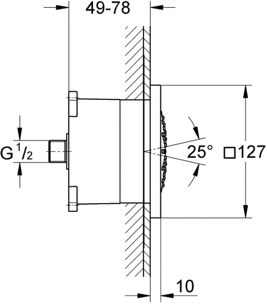 ������� �������� Grohe Rainshower F-Series 5 27251DA0 ������ �����
