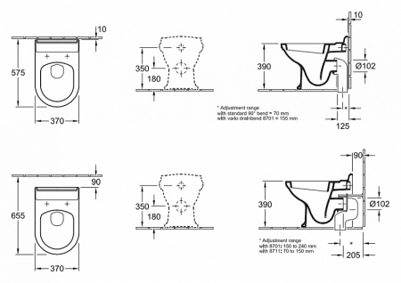 ������ ���������� Villeroy & Boch Hommage 6663 10R1 alpin