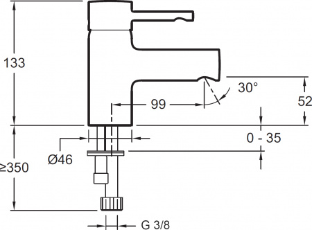 ��������� Jacob Delafon Cuff E98297-CP ��� ��������