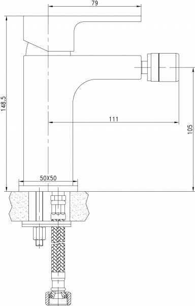 ��������� Aquanet Cubic SD90444-2 ��� ����