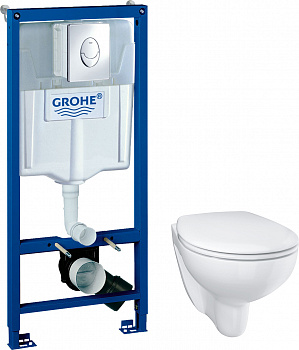 �������� ����������� Grohe Rapid SL 3 � 1 � ������� ���� + ������ Grohe Bau Ceramic