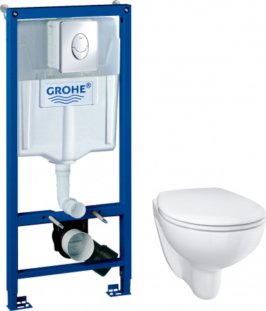 �������� ����������� Grohe Rapid SL 3 � 1 � ������� ���� + ������ Grohe Bau Ceramic