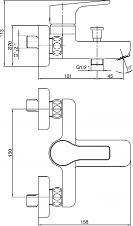 ��������� E.C.A. Luna 102802450EX ��� ����� � �����, ������